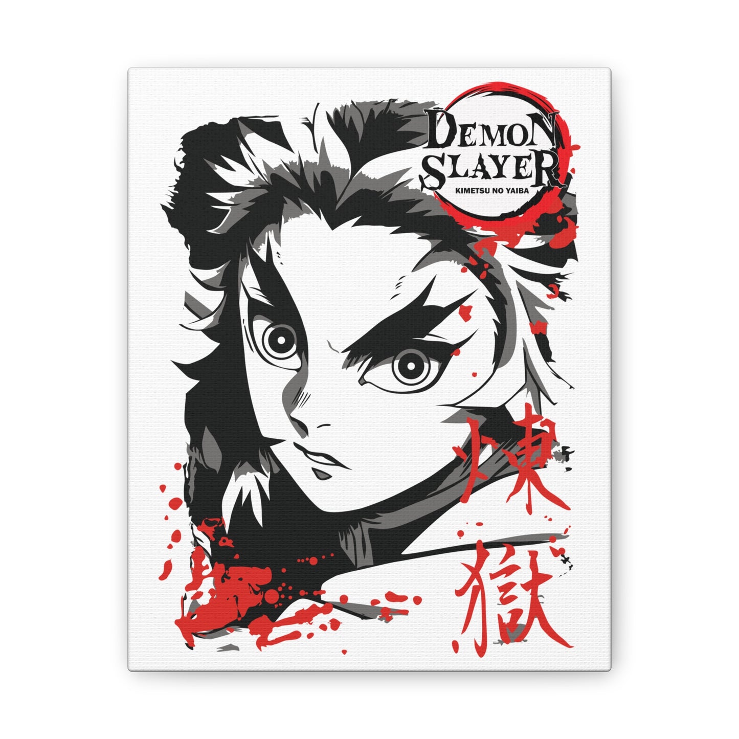 Demon Slayer Canvas Art – Manga-Inspired Wall Decor for Anime Fans - CreativeRino