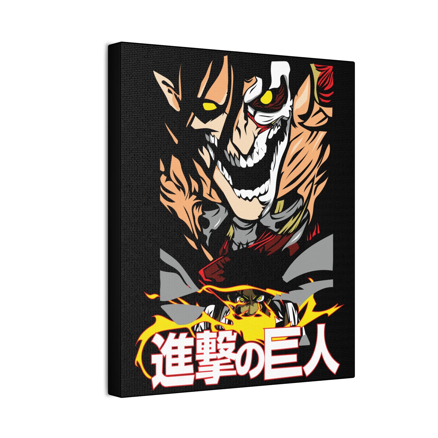 Anime Inspired Canvas Wall Art - Attack on Titan Theme - CreativeRino