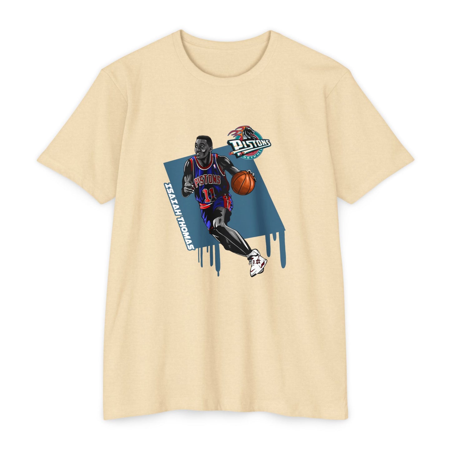 Isaiah Thomas Retro Basketball Graphic Tee for Sports Fans - CreativeRino