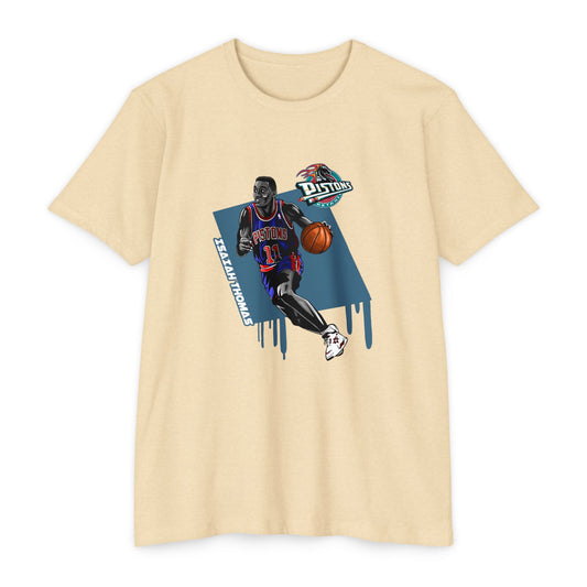 Isaiah Thomas Retro Basketball Graphic Tee for Sports Fans - CreativeRino