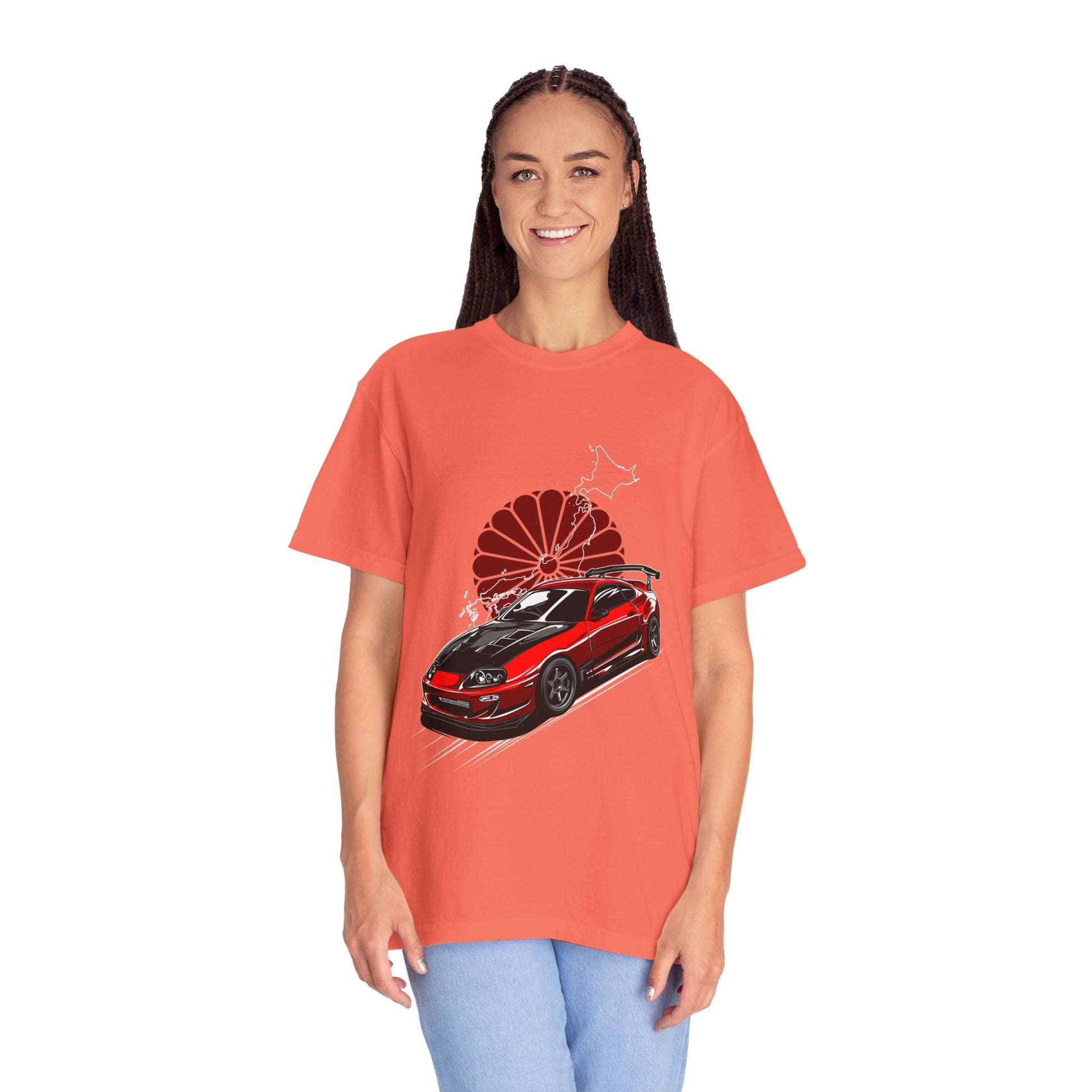 Cool Racing Car Graphic T-Shirt for Automotive Enthusiasts - CreativeRino