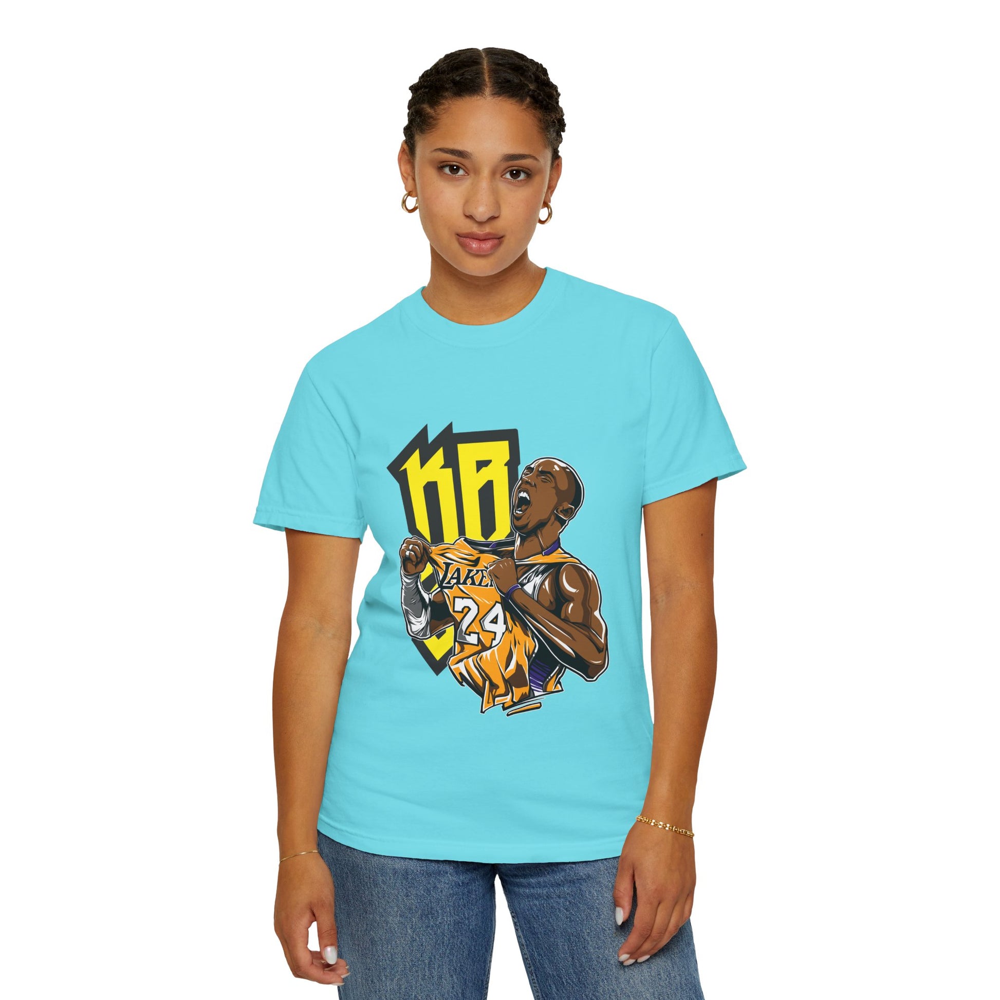 Kobe Bryant Unisex Garment-Dyed T-Shirt | Basketball Fan Tee | Sports Apparel - CreativeRino