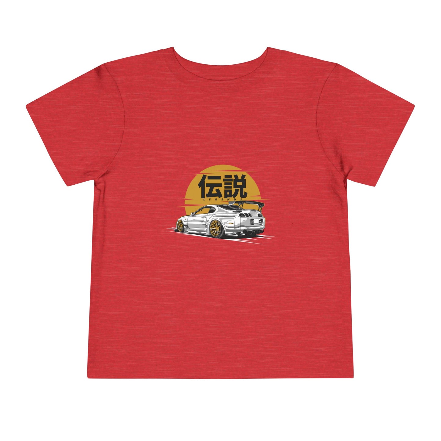 Toddler Racing Tee with Japanese Kanji Design - CreativeRino
