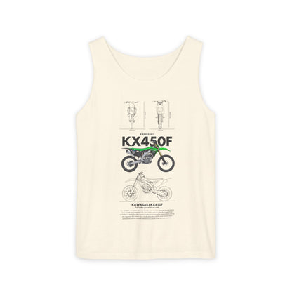 Kawasaki KX450F Motorcycle Graphic Unisex Tank Top - Perfect Tank Top for Riders and Outdoor Enthusiasts - CreativeRino