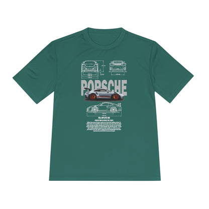 Porsche Unisex Moisture Wicking Tee - Stylish Performance Shirt for Car Enthusiasts - CreativeRino
