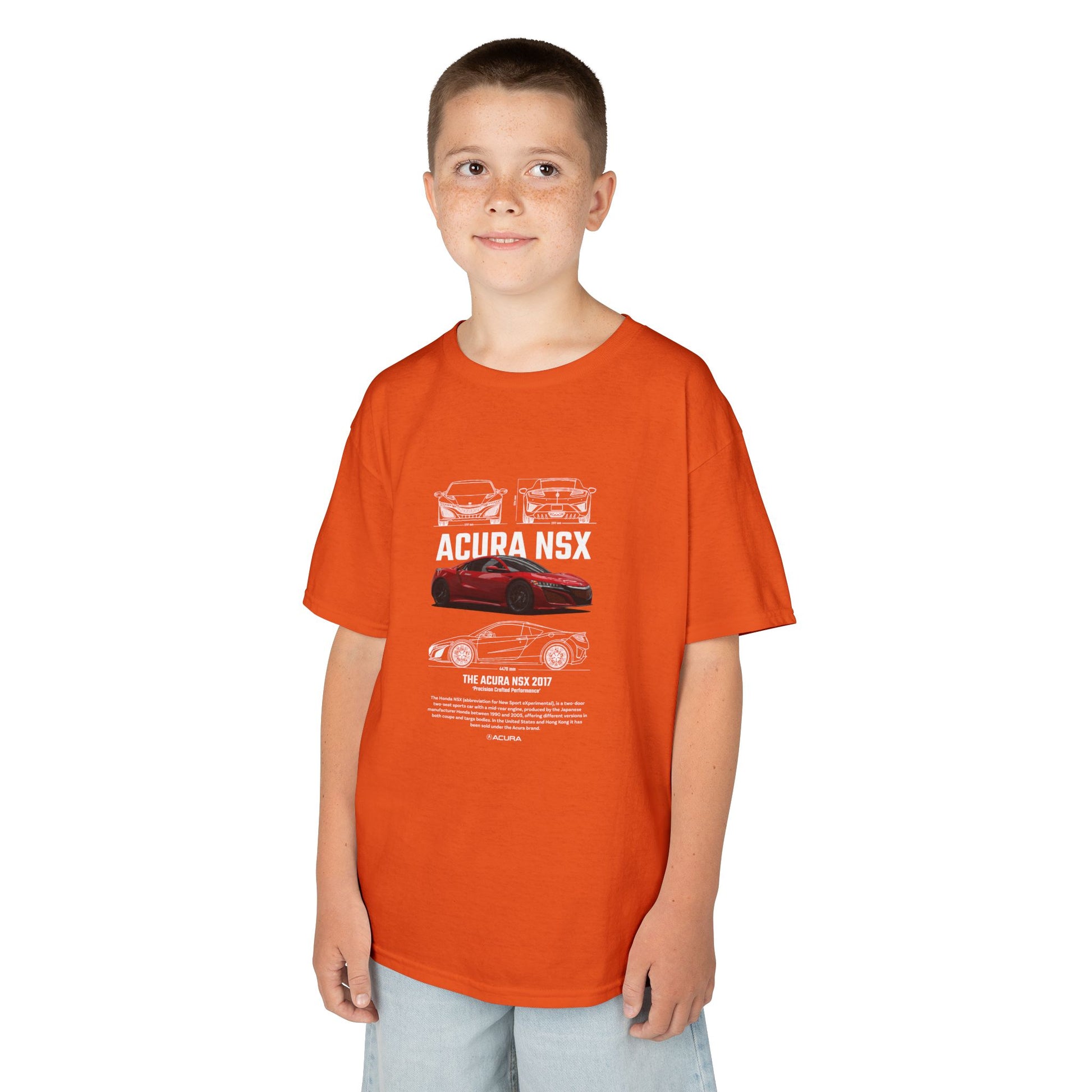 Honda Acura NSX Kids Car T-Shirt - Perfect for Young Car Enthusiasts - CreativeRino