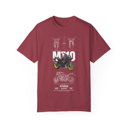 Yamaha MT-10 Unisex Motorcycle Graphic T-Shirt - Perfect for Bike Enthusiasts - CreativeRino