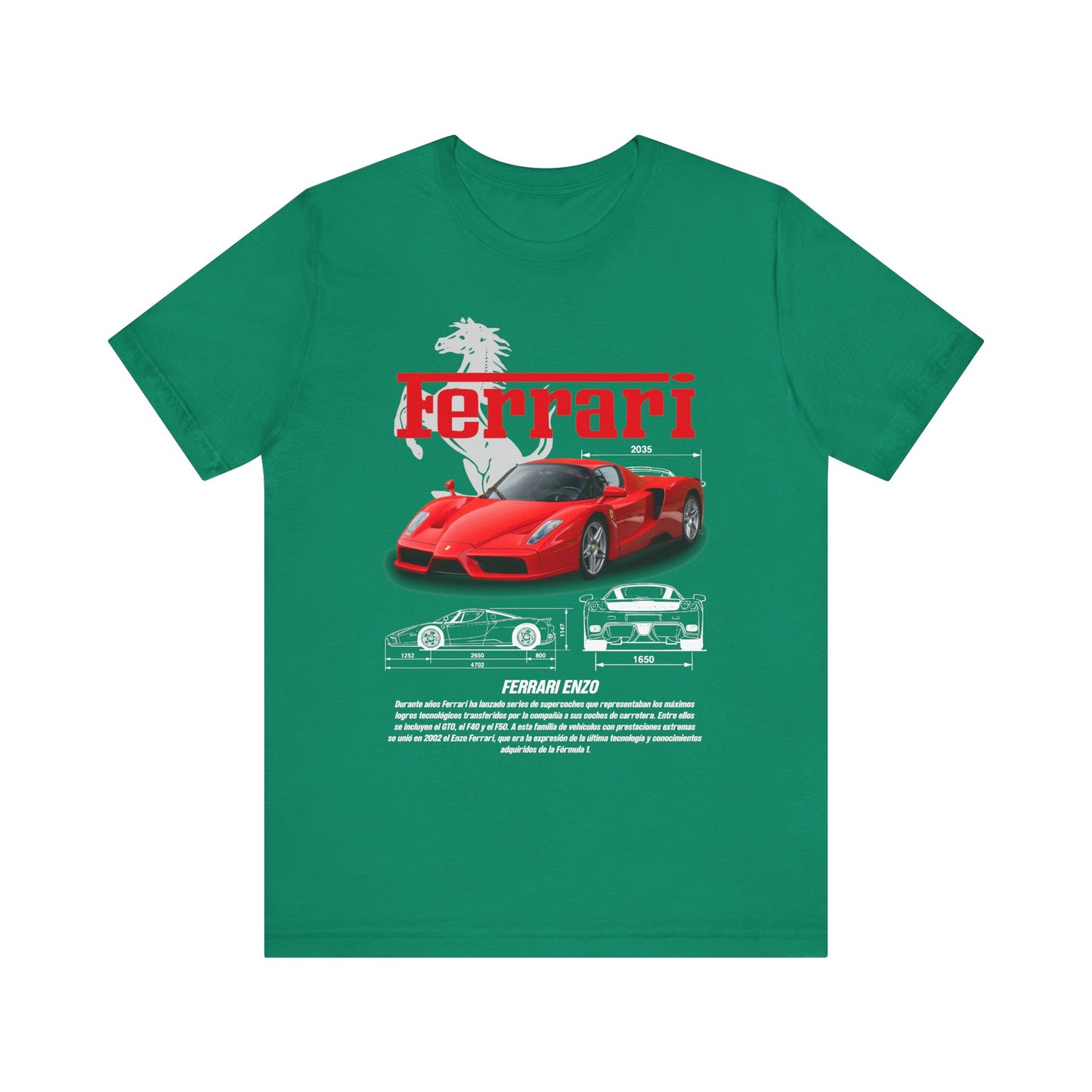 Ferrari Enzo Unisex Graphic Tee - Car Enthusiast T-shirt - CreativeRino