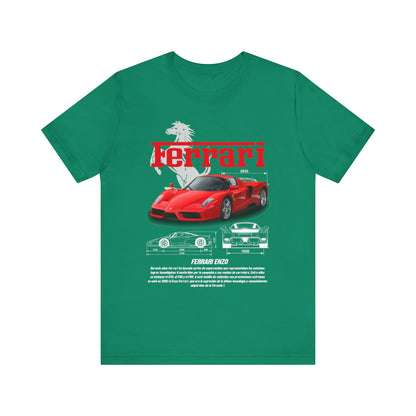 Ferrari Enzo Unisex Graphic Tee - Car Enthusiast T-shirt - CreativeRino