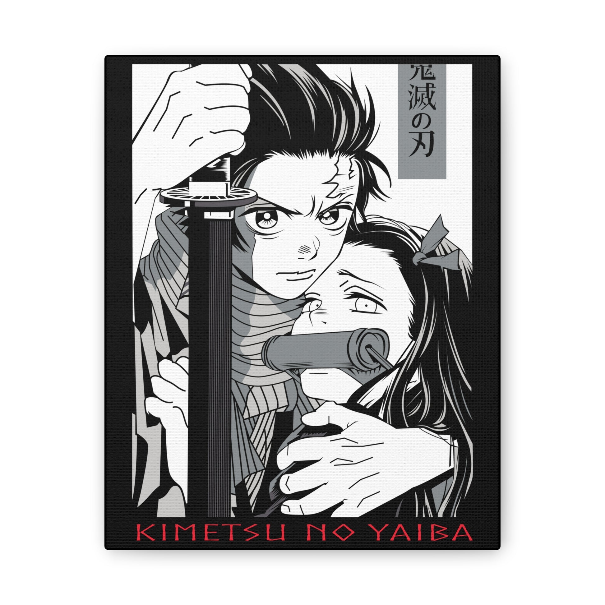 Kimetsu No Yaiba Canvas Art Print - Anime Wall Decor for Fans - CreativeRino