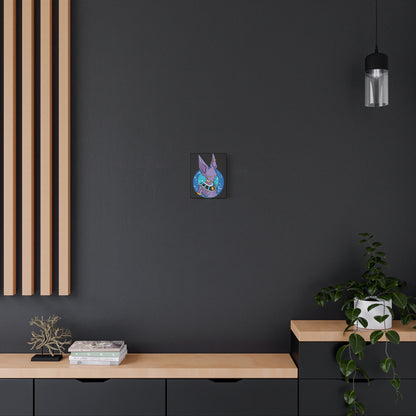 Dragon Ball Cosmic Cat Canvas Art - Stretched Print with Whimsical Character Design - CreativeRino