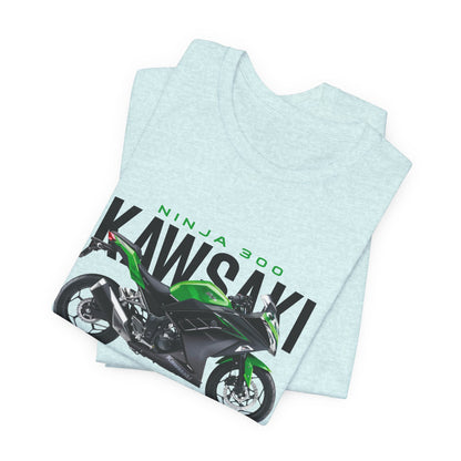Kawasaki Ninja 300 Unisex T-Shirt - Vintage Motorcycle Graphic Tee - CreativeRino