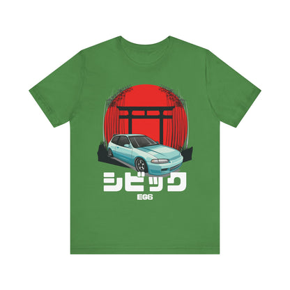 Hinda Civic Estilo Car Art Tee - Retro Aesthetic Automotive T-Shirt - CreativeRino