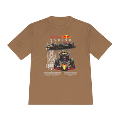 Red Bull Racing Unisex Moisture Wicking Tee for Motorsport Enthusiasts - CreativeRino