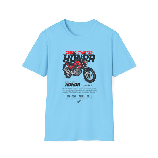 Honda Twister Unisex Softstyle T-Shirt - Motorcycle Enthusiast Graphic Tee - CreativeRino
