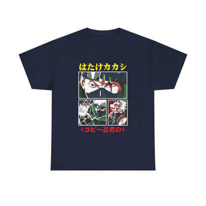 Anime Graphic Unisex Heavy Cotton Tee - Naruto T-shirt Design - CreativeRino