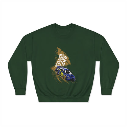 Racing-Themed Unisex Crewneck Sweatshirt - Celebrate Speed & Style! - CreativeRino