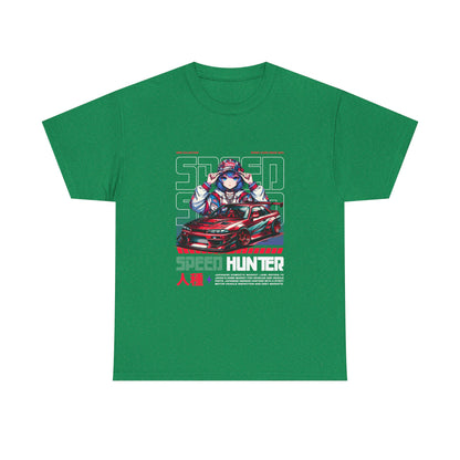 Speed Hunter Unisex Heavy Cotton Tee - Perfect T-shirt for Car Enthusiasts - CreativeRino