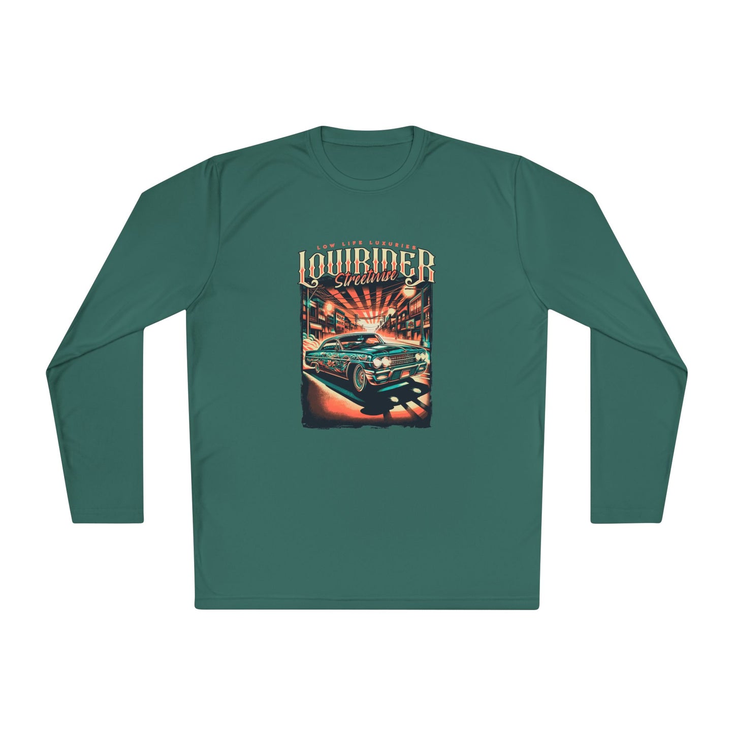 Cool Classic Car Long Sleeve Tee - Vintage Retro Vibe T-shirt for Car Enthusiasts - CreativeRino