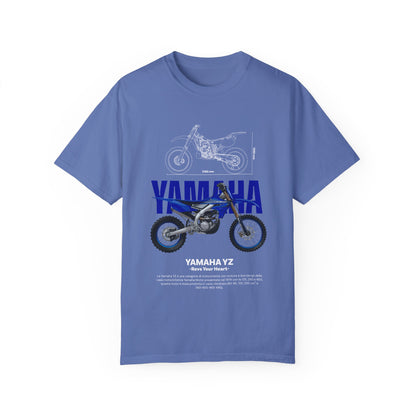 Yamaha YZ Unisex Garment-Dyed T-shirt - Rev Your Heart - CreativeRino