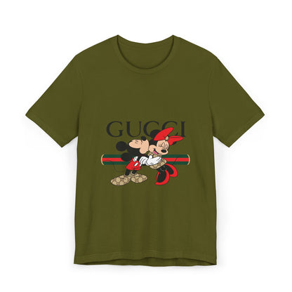 Gucci Mickey & Minnie Unisex T-Shirt, Fun Graphic Tee, Disney Fashion, Gift for Disney Lovers, Cute Casual Wear, Holiday Apparel - CreativeRino