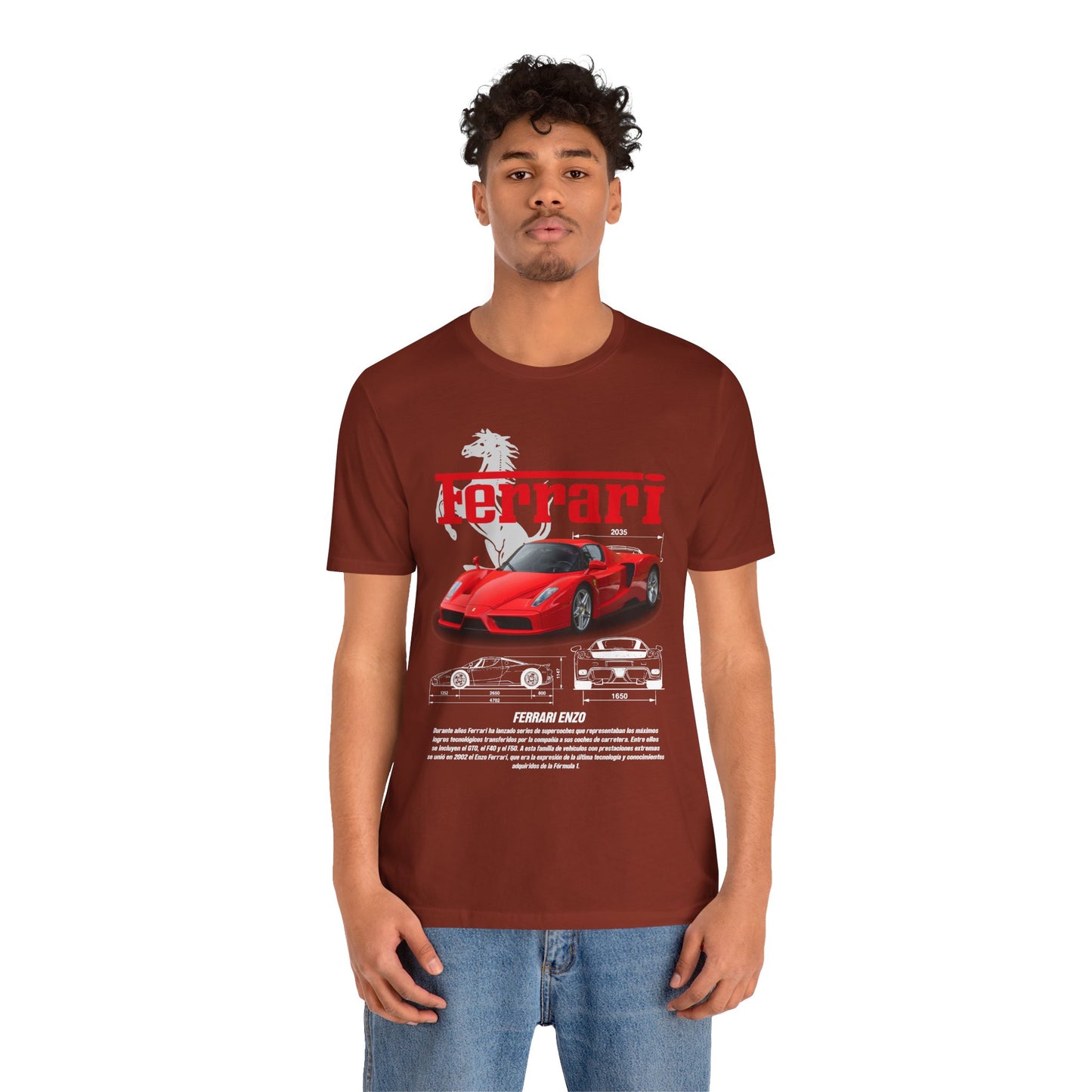 Ferrari Enzo Unisex Graphic Tee - Car Enthusiast T-shirt - CreativeRino