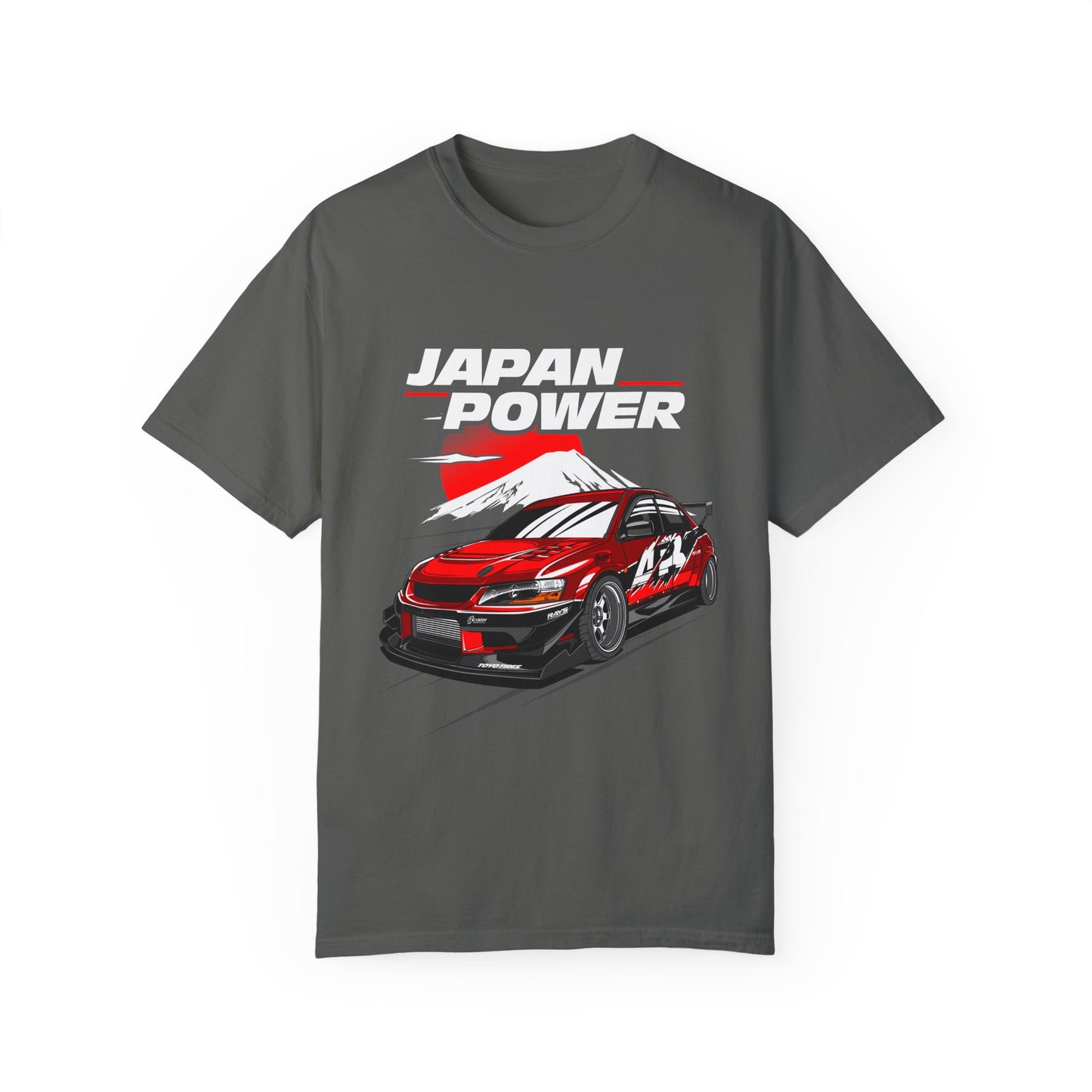 Japan Power Unisex T-Shirt - Vintage Car Design for Automotive Enthusiasts - CreativeRino
