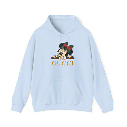 Minnie Mouse Gucci Inspired Cozy Hoodie - Holiday Style - CreativeRino