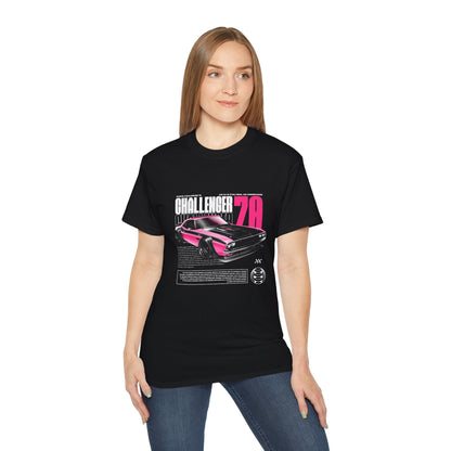Vintage Challenger 70 Unisex Ultra Cotton Tee - Classic Muscle Car Shirt - CreativeRino