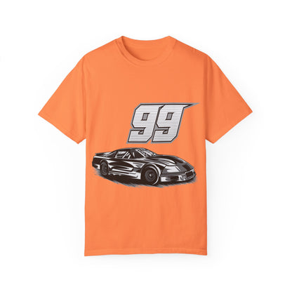 Racing Car Graphic Unisex Garment-Dyed T-shirt - CreativeRino