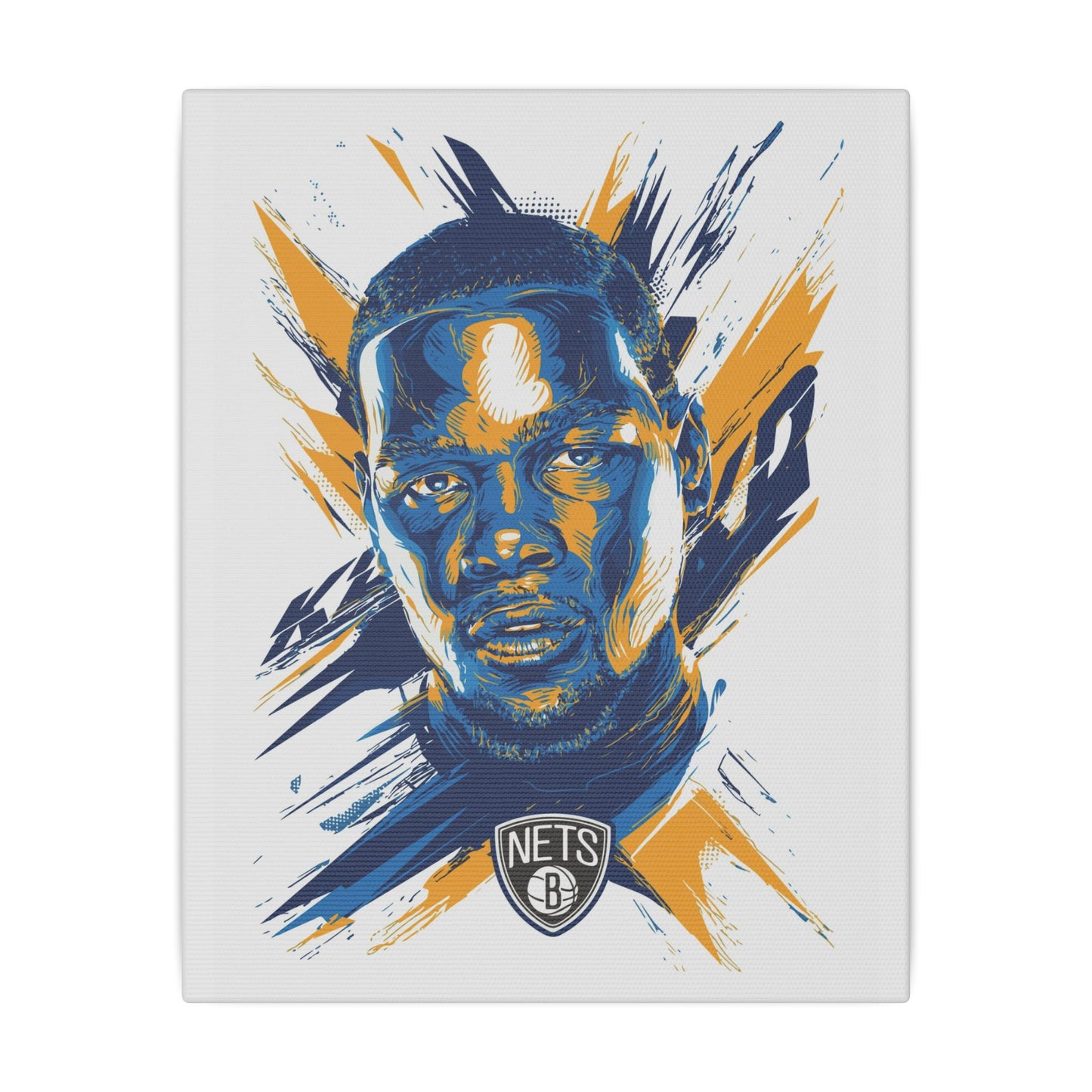 Brooklyn Nets Player Art Canvas - Kevin Durant Wall Decor - CreativeRino