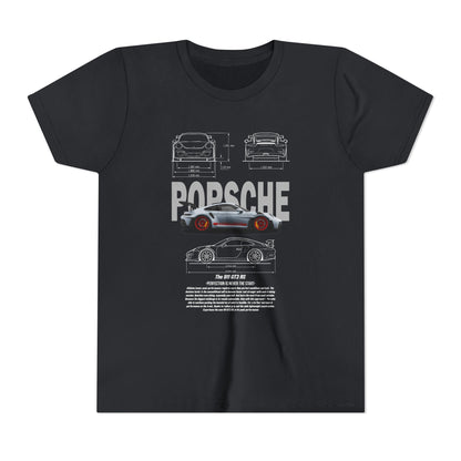 Porsche Engineering Youth  Tee - Classic Car T-shirt Design - CreativeRino