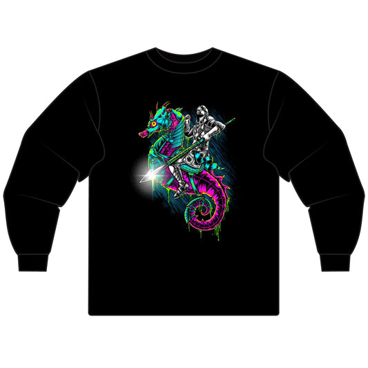 Caballo de mar Seahorses Rider Unisex Long Sleeve T-Shirt - CreativeRino