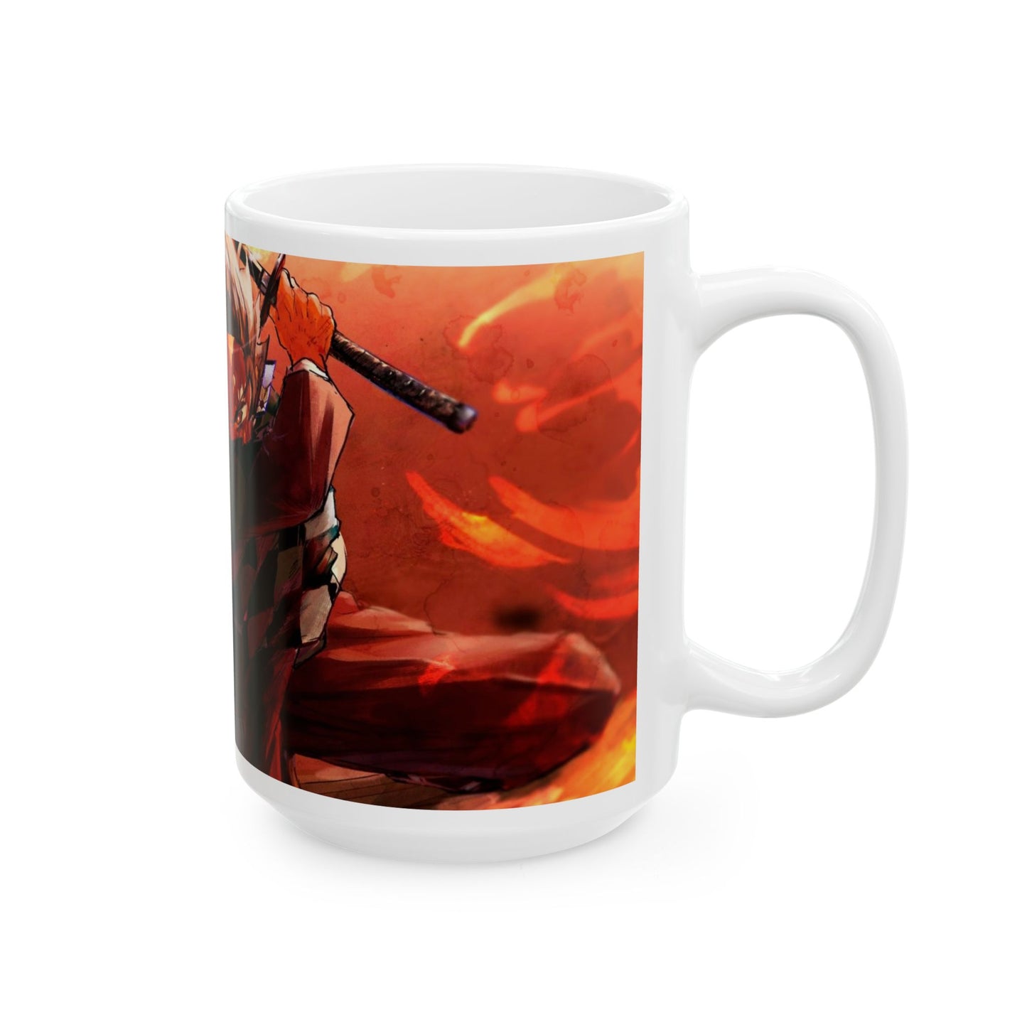 Demon Slayer Inspired Ceramic Mug - Coffee Cup for Anime Fans - CreativeRino