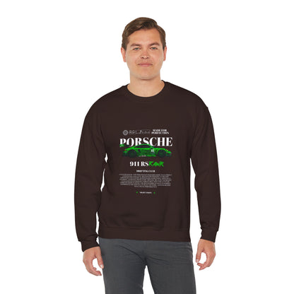 Porsche 911 RS Rawr Crewneck Sweatshirt - Perfect T-shirt for Car Enthusiasts - CreativeRino