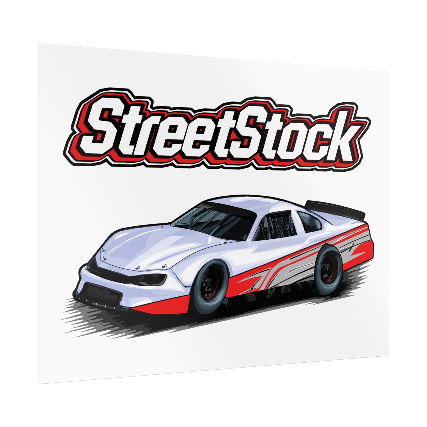 StreetStock Racing Rolled Poster - Perfect for Car Enthusiasts and Collectors - CreativeRino