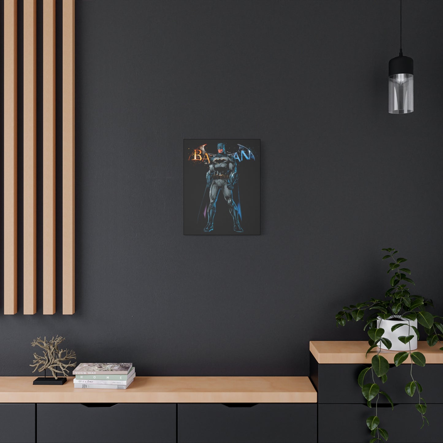 Batman Matte Canvas Wall Art - Stretched 1.25" - CreativeRino