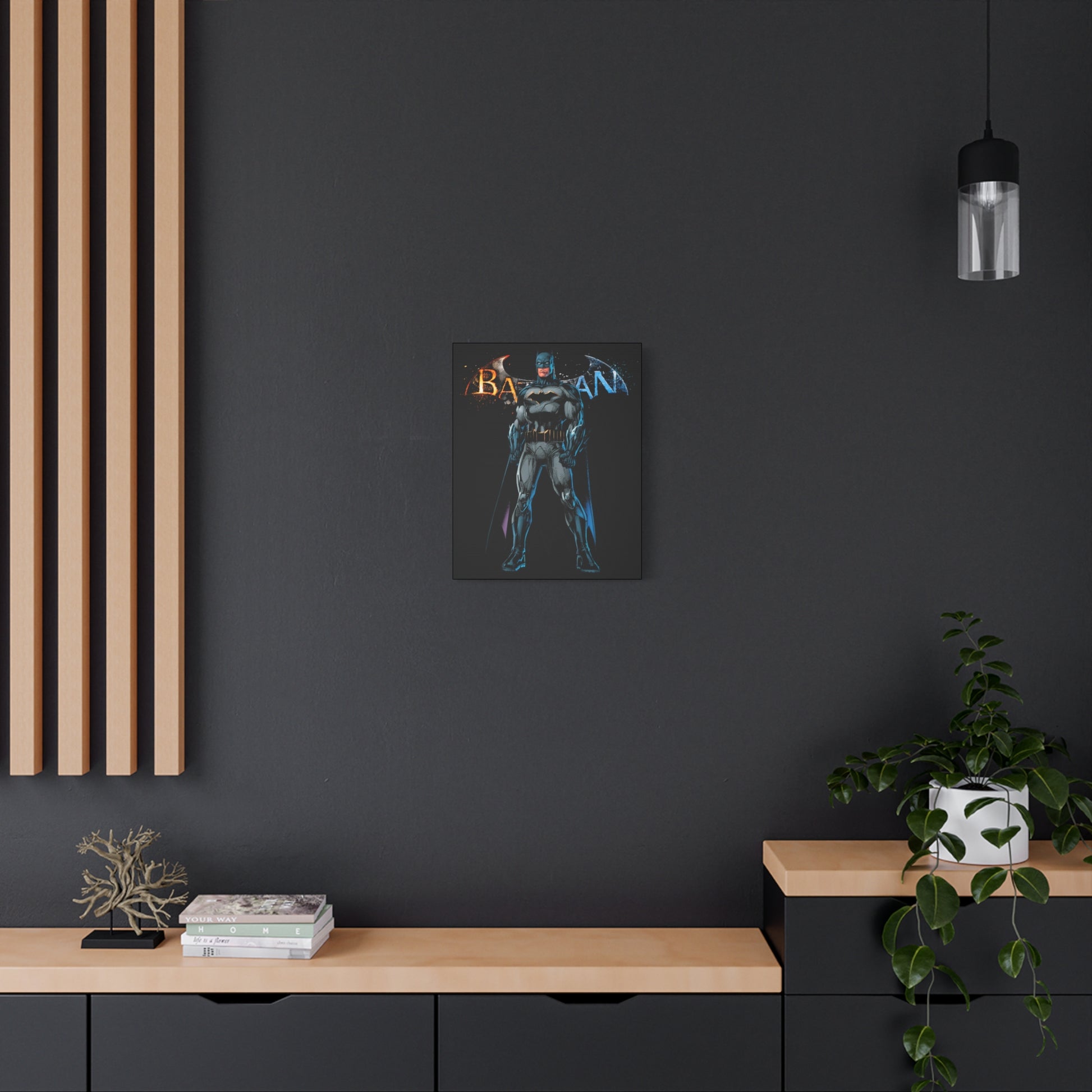 Batman Matte Canvas Wall Art - Stretched 1.25" - CreativeRino