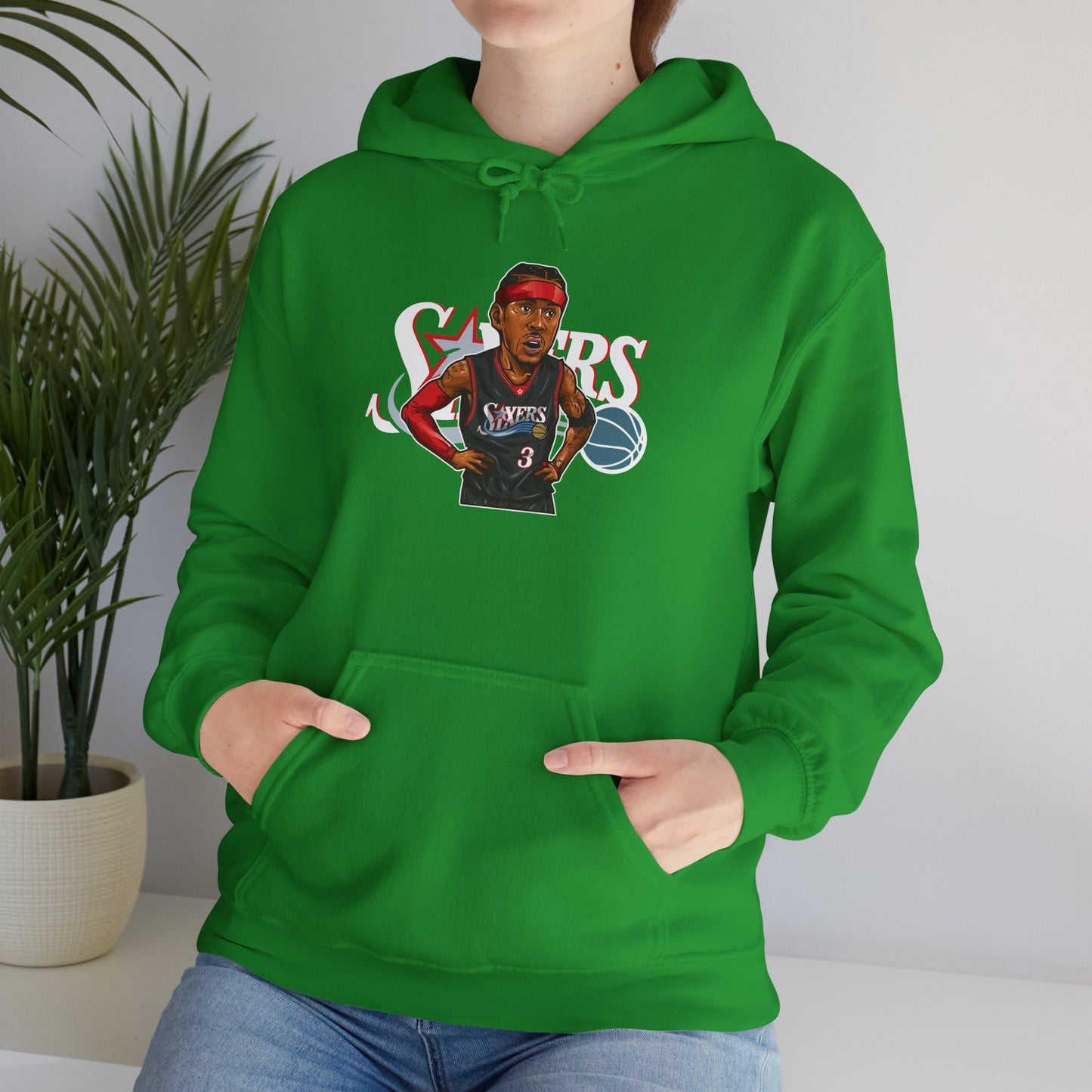 Allen Iverson Basketball Hoodie - Perfect for Sports Fans - CreativeRino