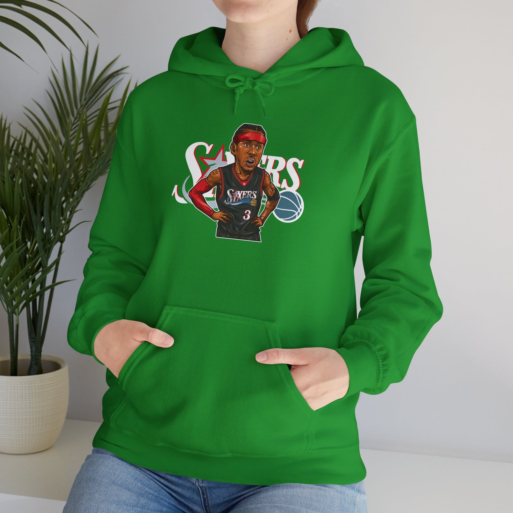 Allen Iverson Basketball Hoodie - Perfect for Sports Fans - CreativeRino