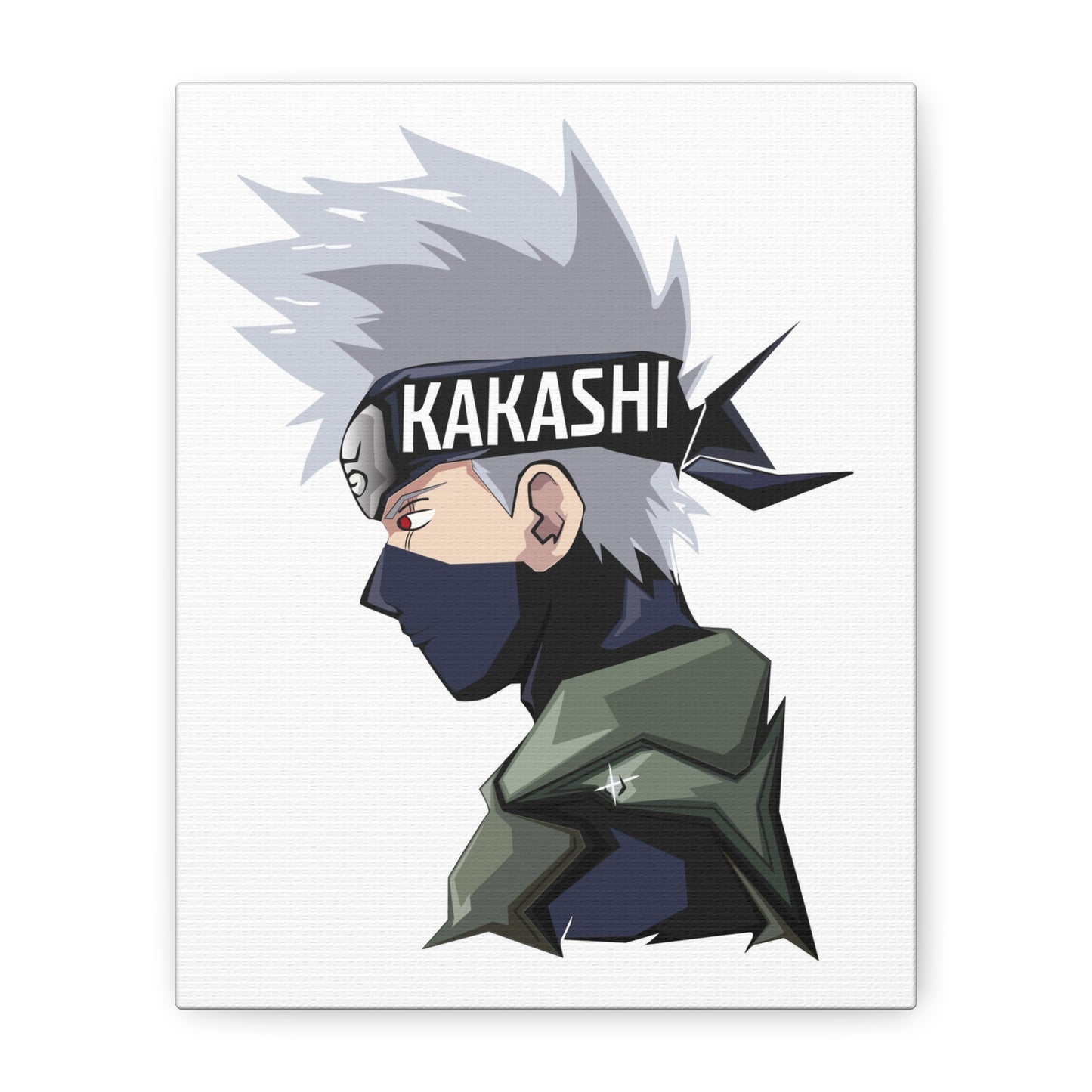 Kakashi Ninja Canvas Wall Art - Stretched 1.25" Matte Print - CreativeRino