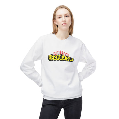 My Hero Academia Fleece Crewneck Sweatshirt - Unisex Casual Wear - CreativeRino