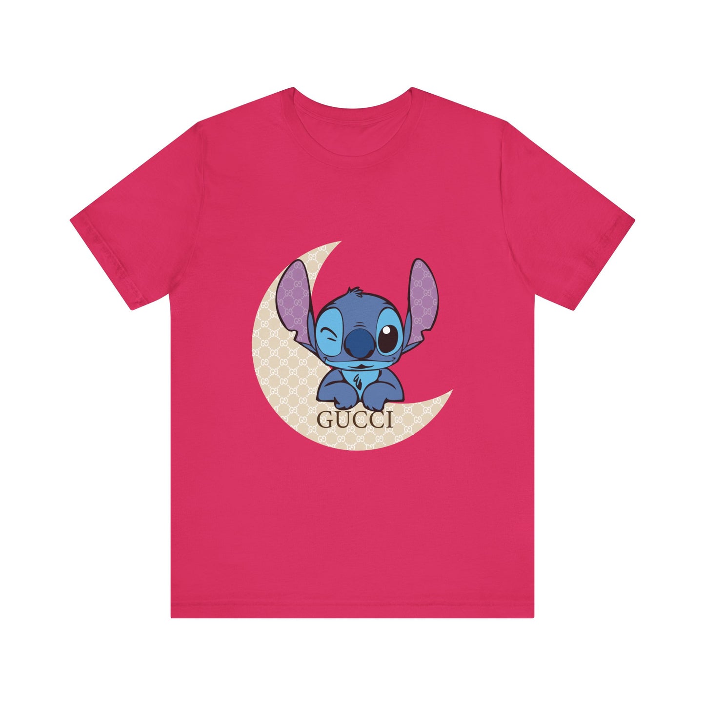 Stitch Gucci Unisex Jersey Short Sleeve Tee - CreativeRino