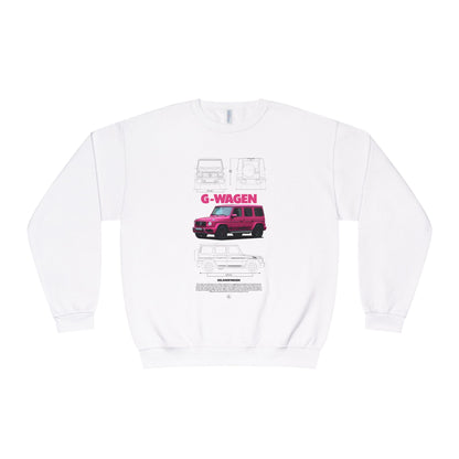 G-Wagen Graphic Unisex Crewneck Sweatshirt - Mercedes-Benz Car Lover Gift - CreativeRino
