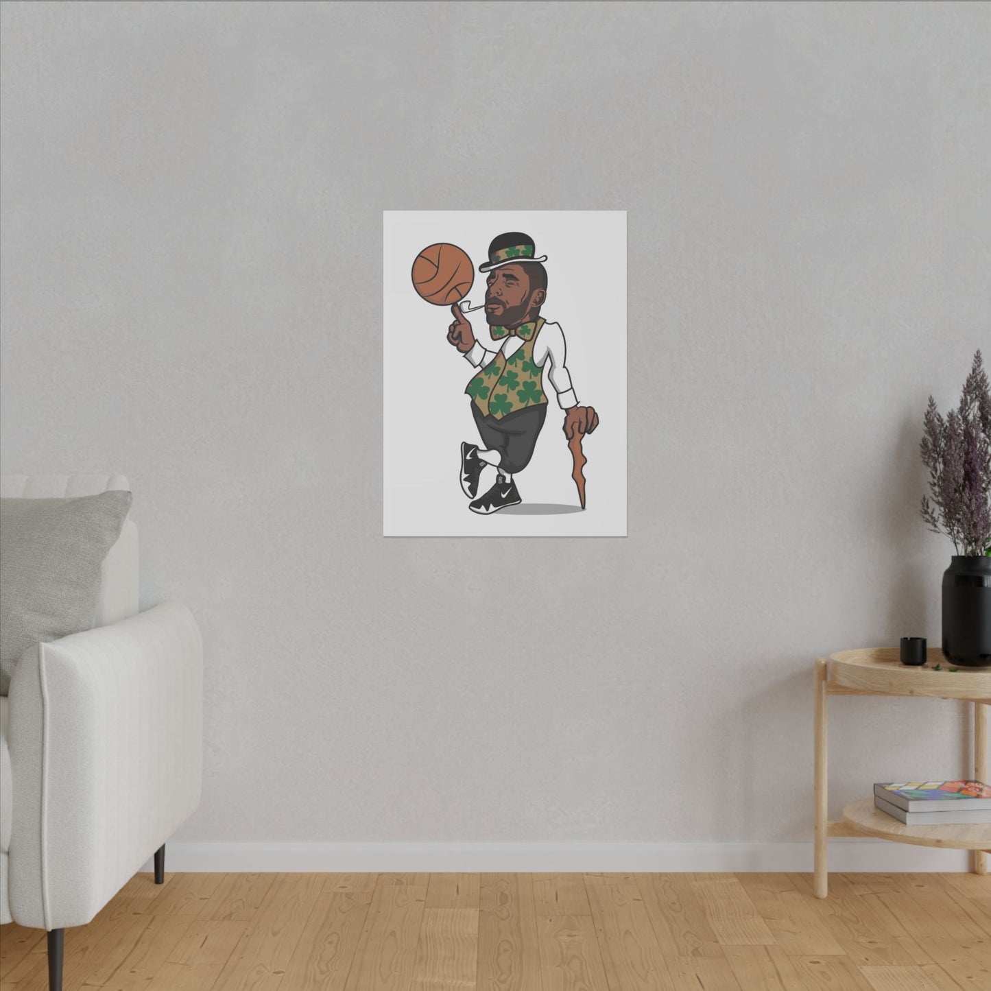 Khris Middleton Art Canvas - Basketball Player Print - CreativeRino