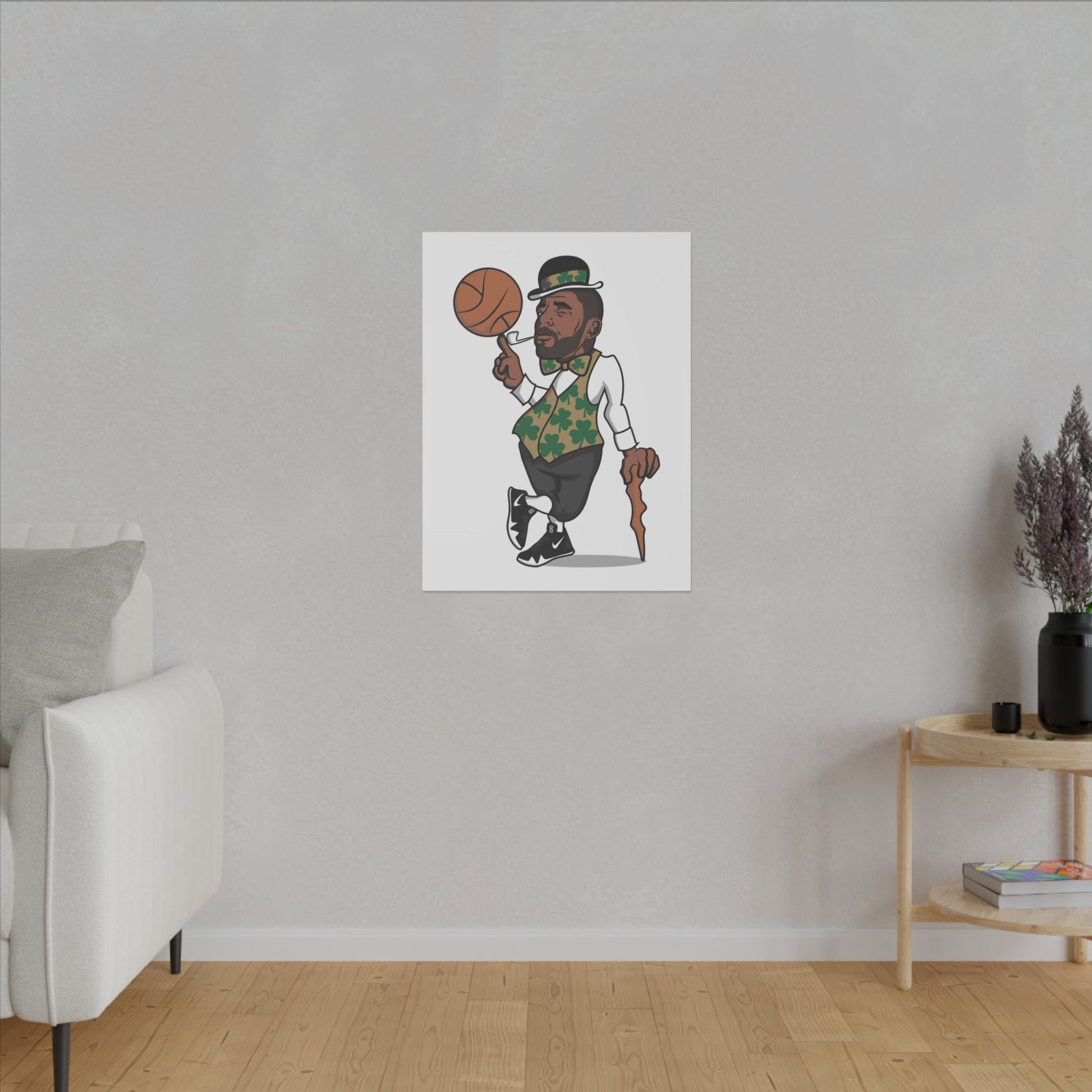 Khris Middleton Art Canvas - Basketball Player Print - CreativeRino