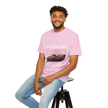 NSX Unisex Garment-Dyed T-Shirt - Retro Car Enthusiast Apparel - CreativeRino