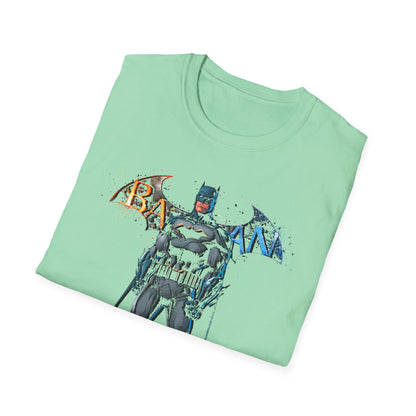 Vintage Batman Graphic Unisex Softstyle T-Shirt - CreativeRino