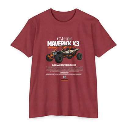 CAN-AM MAVERICK X3 Unisex CVC Jersey T-Shirt | Off-Road Adventure Apparel - CreativeRino