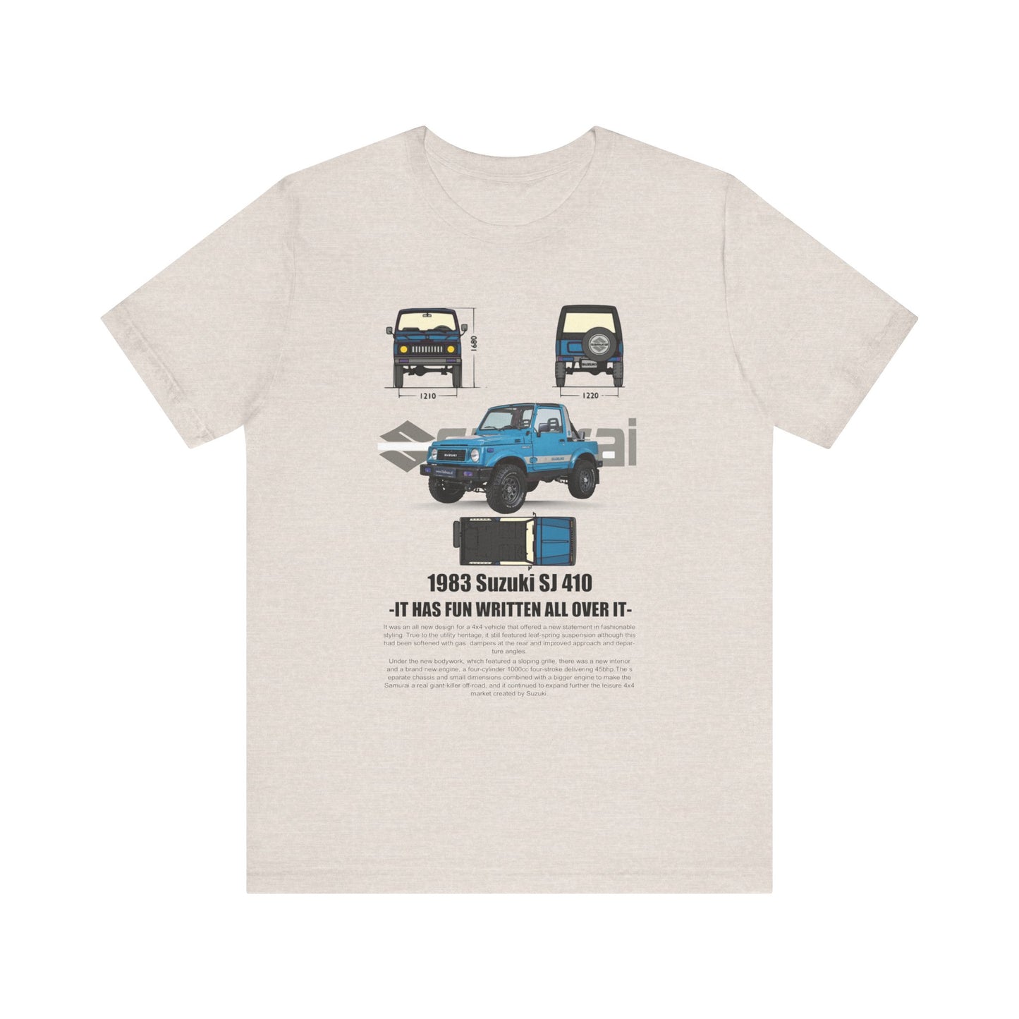 Vintage Suzuki 1983 Graphic Tee - Unisex Short Sleeve T-Shirt - CreativeRino
